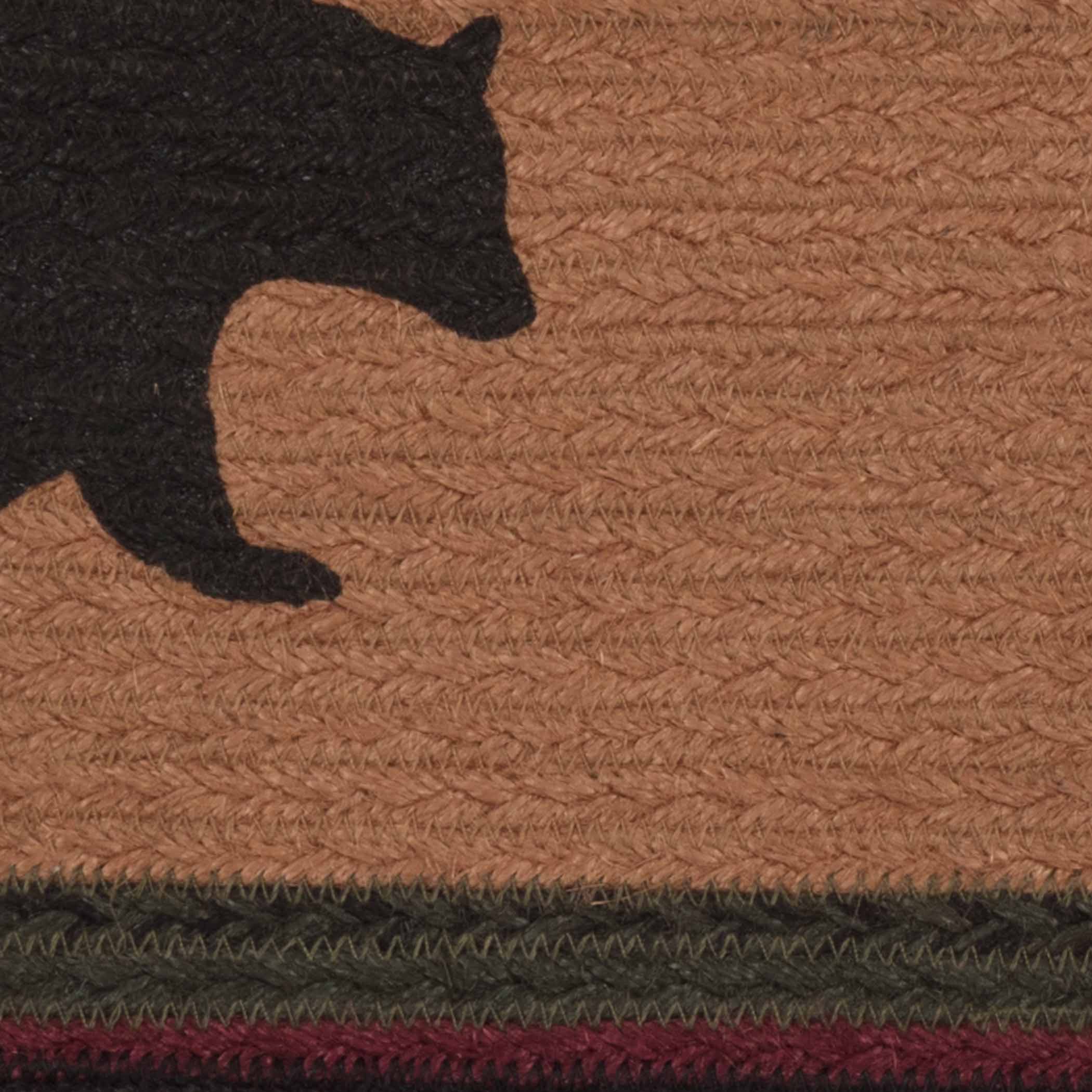 Wattsyn Bear Oval Stair Tread Latex Rug - Image 4